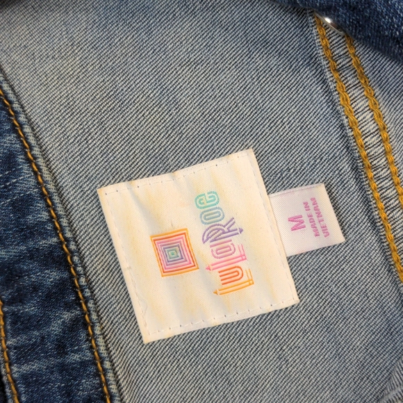 RARE Cheetah Print Harvey Denim Jacket - Picture 3 of 9